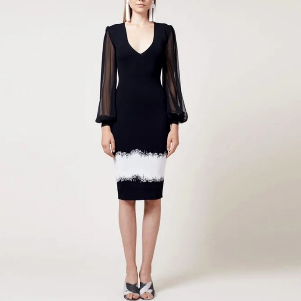 🍒NWT🍒 SACHIN + BABI SEXY BODYCON MOSIAC DRESS